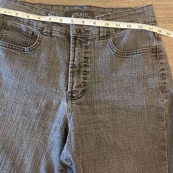Nine West Court  Street Bootcut black/gray size 8/28 - Picture 7 of 9